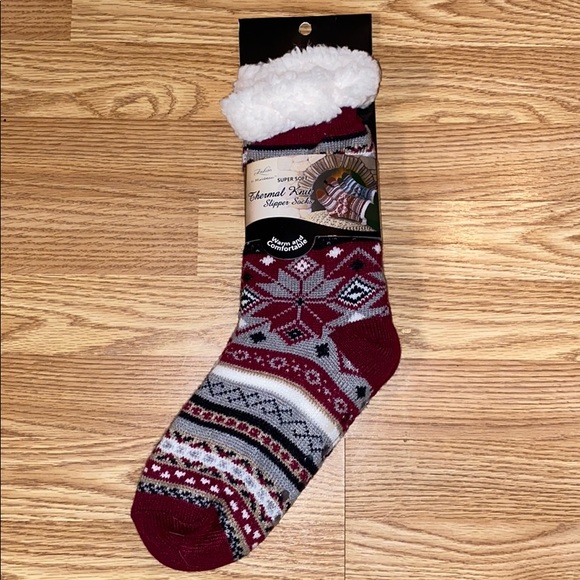Accessories - Thermal Knit Slipper Socks